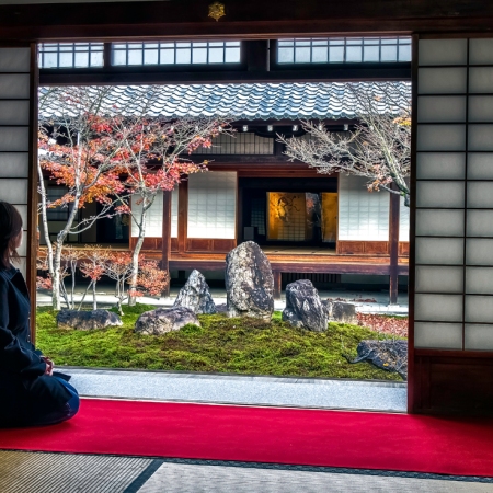 kenninji temple kyoto japan shoji garden