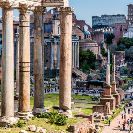 Italy Rome Temple of Saturn